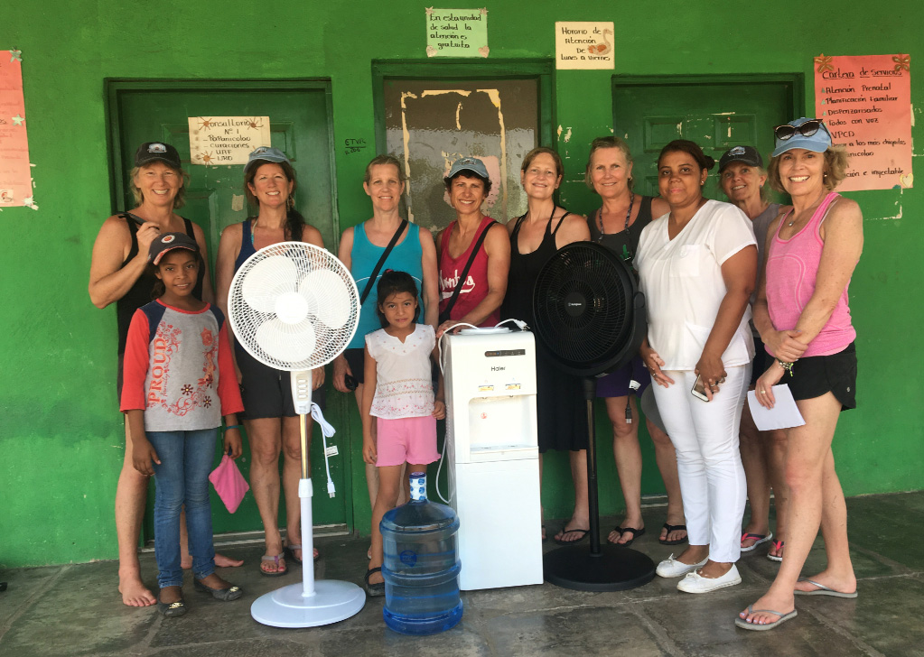 Mary and her friends participating in community service in Nicaragua