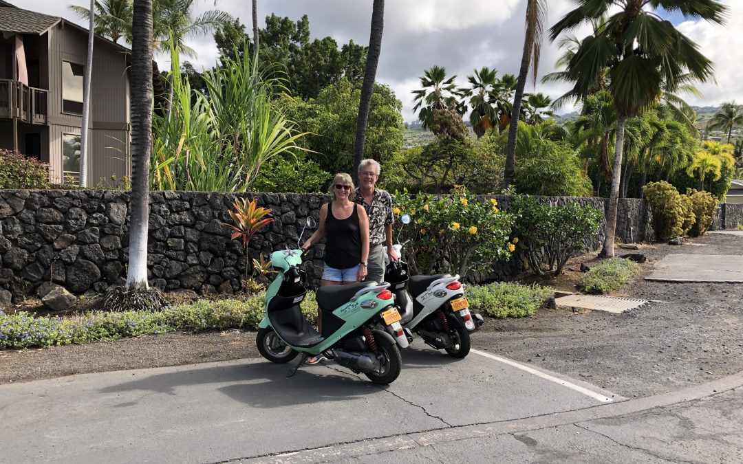 Touring Hawaii’s Big Island Kona Coast Beaches by Scooter