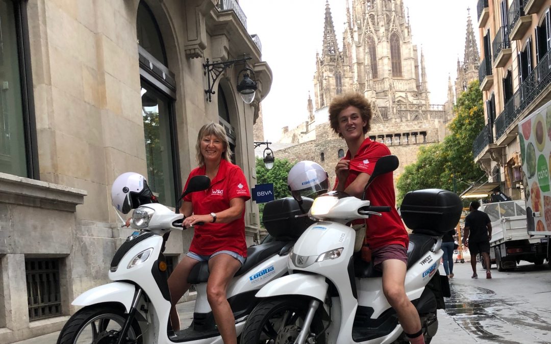 Tour Barcelona by Scooter