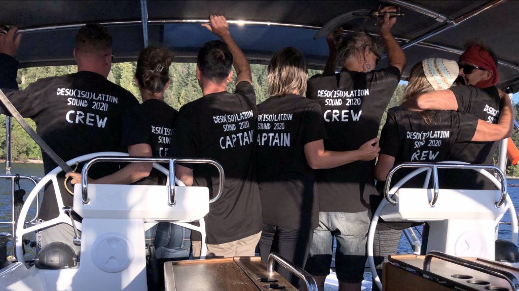 Back view of the Desolation Sound 2020 Crew T-shirt