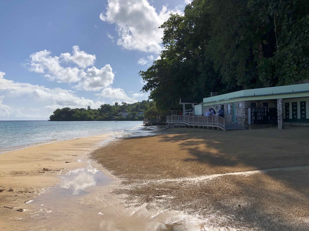 Change area near the Caribbean Ocean