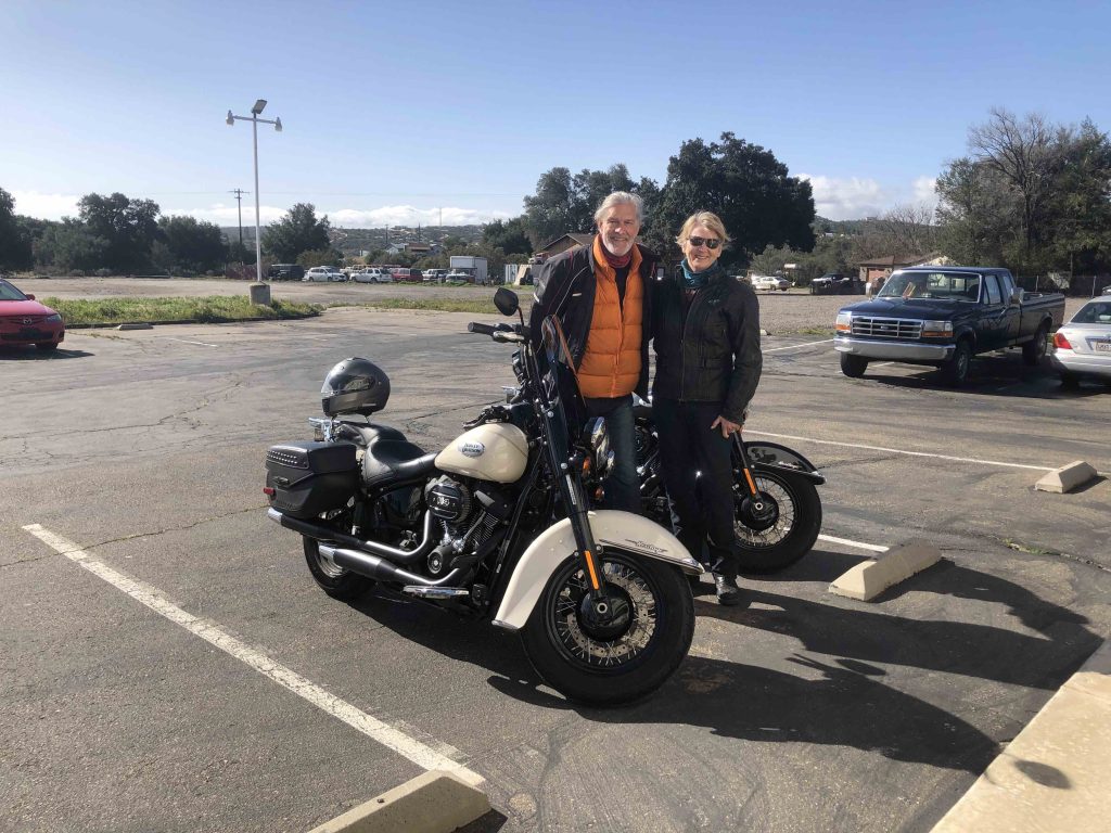 End of day 1 road trip adventure with bikes in Boulevard, CA