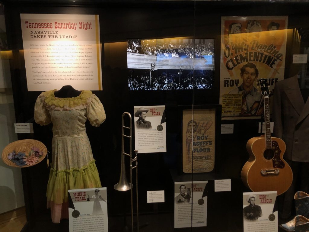 Country Music Hall of Fame memorabilia - Nashville itinerary in 24 hours