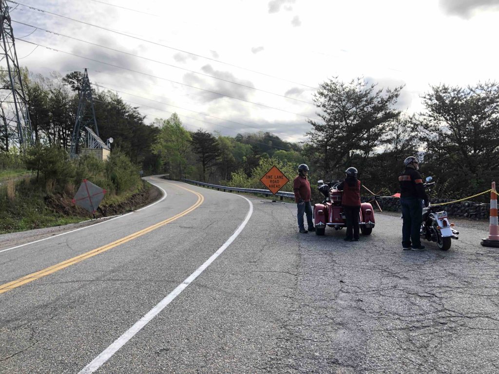 motorcycles at Tail of the Dragon