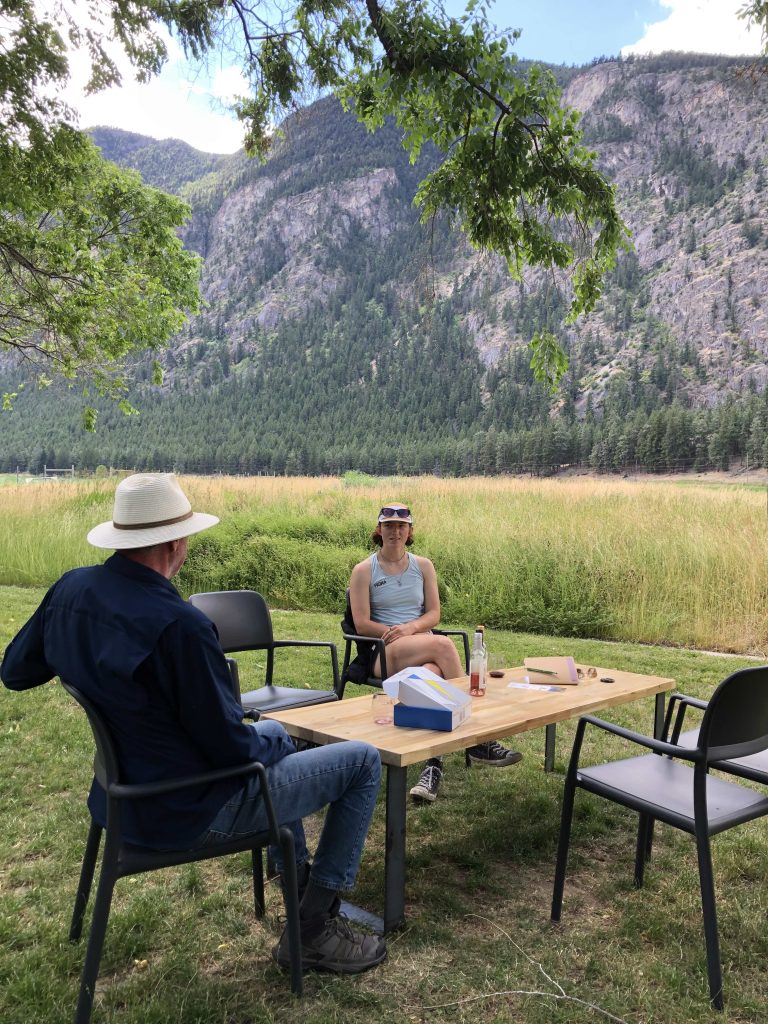 Wine tasting at Cliff and Gorge