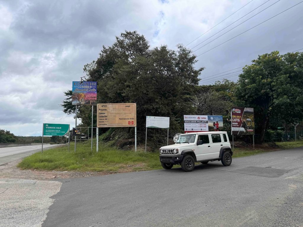 Park entrance from Hwy 1