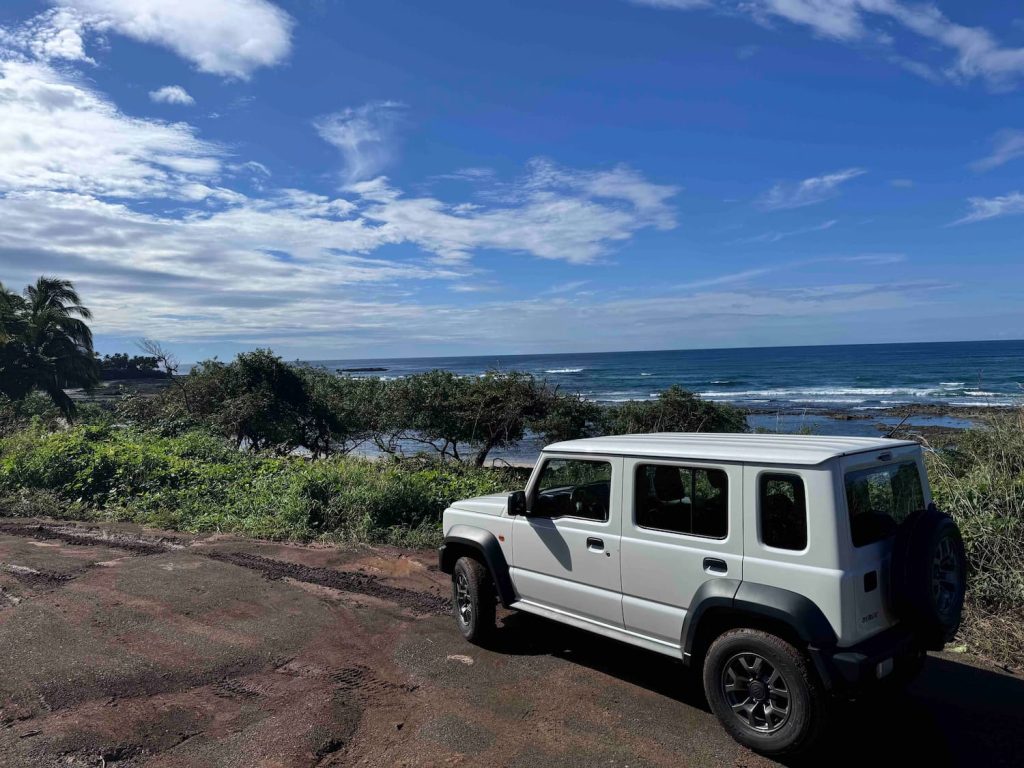 Costa Rica Car Rental by beach
